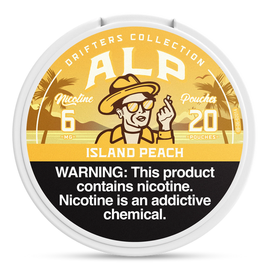 Alp Drifters Island Peach 6mg
